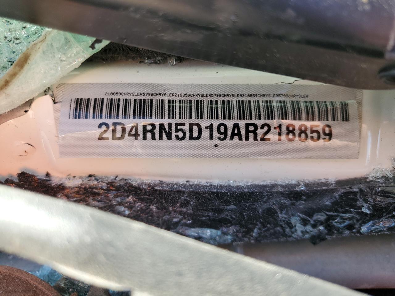 2010 Dodge Grand Caravan Sxt VIN: 2D4RN5D19AR218859 Lot: 93504565