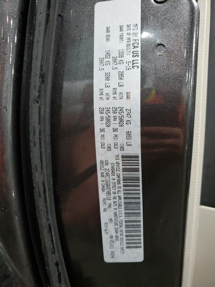 2019 Chrysler Pacifica Limited VIN: 2C4RC1GG6KR708110 Lot: 90590845