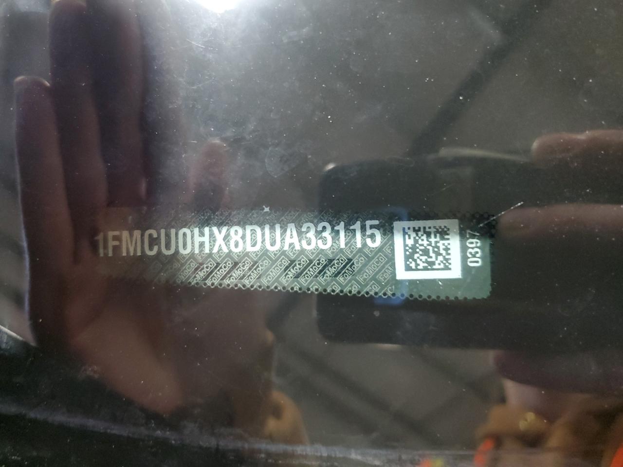 2013 Ford Escape Sel VIN: 1FMCU0HX8DUA33115 Lot: 91430005