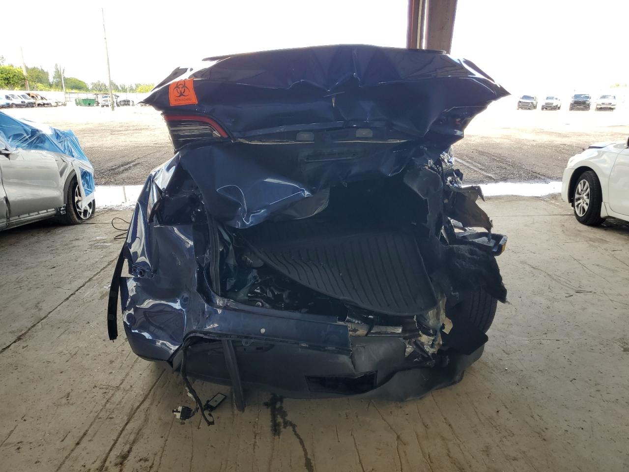 2022 Tesl Model Y VIN: 7SAYGDEE8NA015011 Lot: 91147295