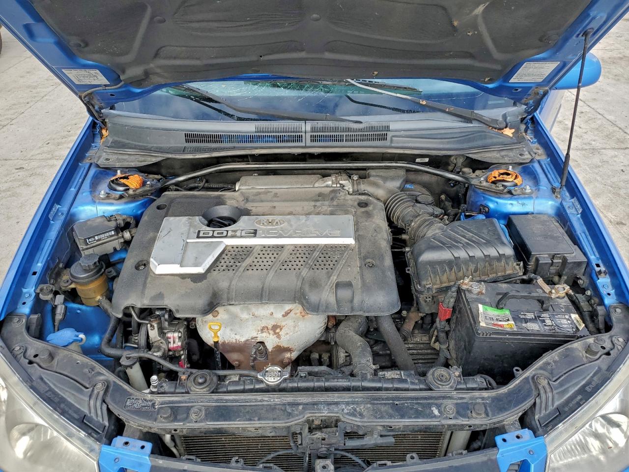 2005 Kia Spectra Lx VIN: KNAFE121X55192316 Lot: 94276945