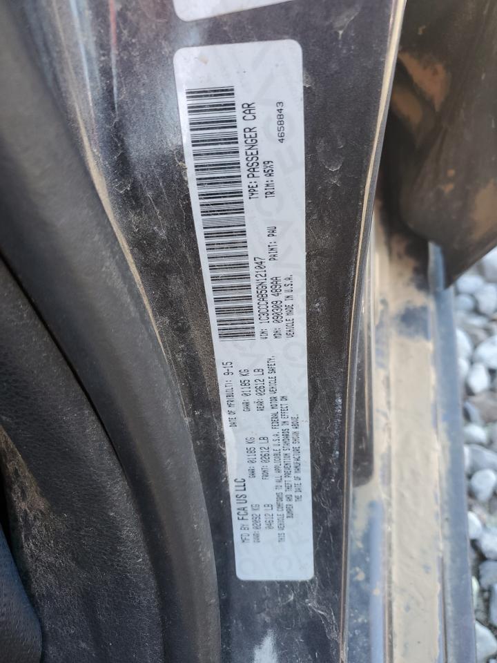 2016 Chrysler 200 Limited VIN: 1C3CCCAB5GN121047 Lot: 91018785