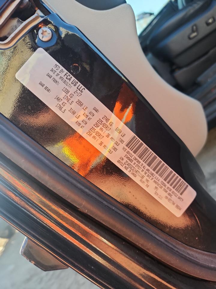 2017 Dodge Grand Caravan Sxt VIN: 2C4RDGCG1HR711186 Lot: 91877825