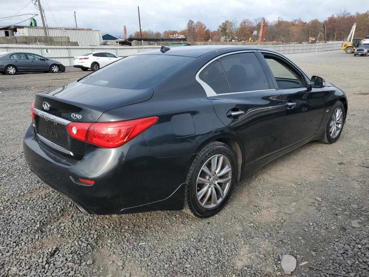 2017 Infiniti Q50 Base black sedan gas JN1CV7AR8HM682718 photo #4