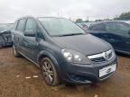 2012 VAUXHALL ZAFIRA 1.8I DESIGN 5DR for sale at Copart ROCHFORD