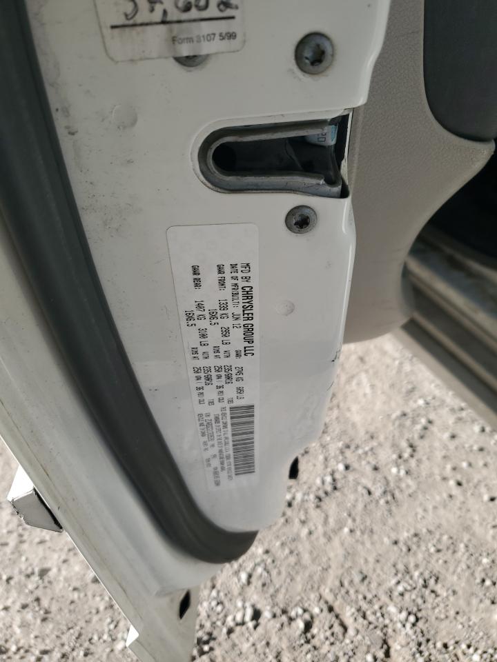 2012 Dodge Grand Caravan Sxt VIN: 2C4RDGCG1CR395281 Lot: 91822635