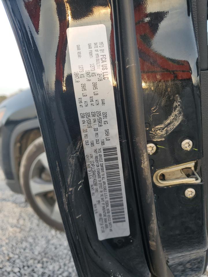 2019 Jeep Cherokee Limited VIN: 1C4PJLDB4KD143280 Lot: 92893475