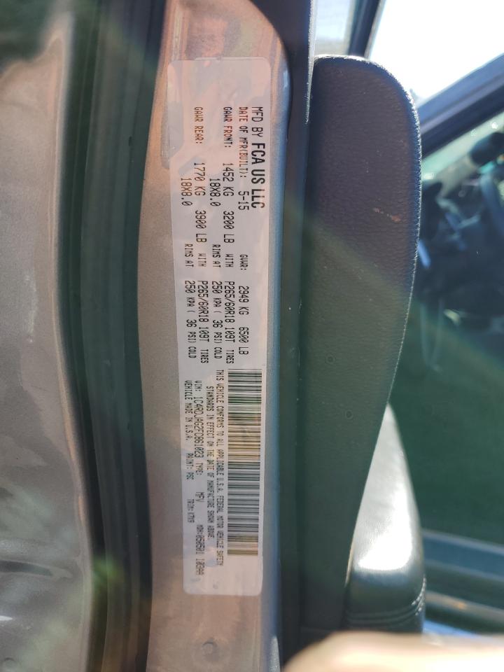 2015 Dodge Durango Sxt VIN: 1C4RDJAG2FC861023 Lot: 91974075