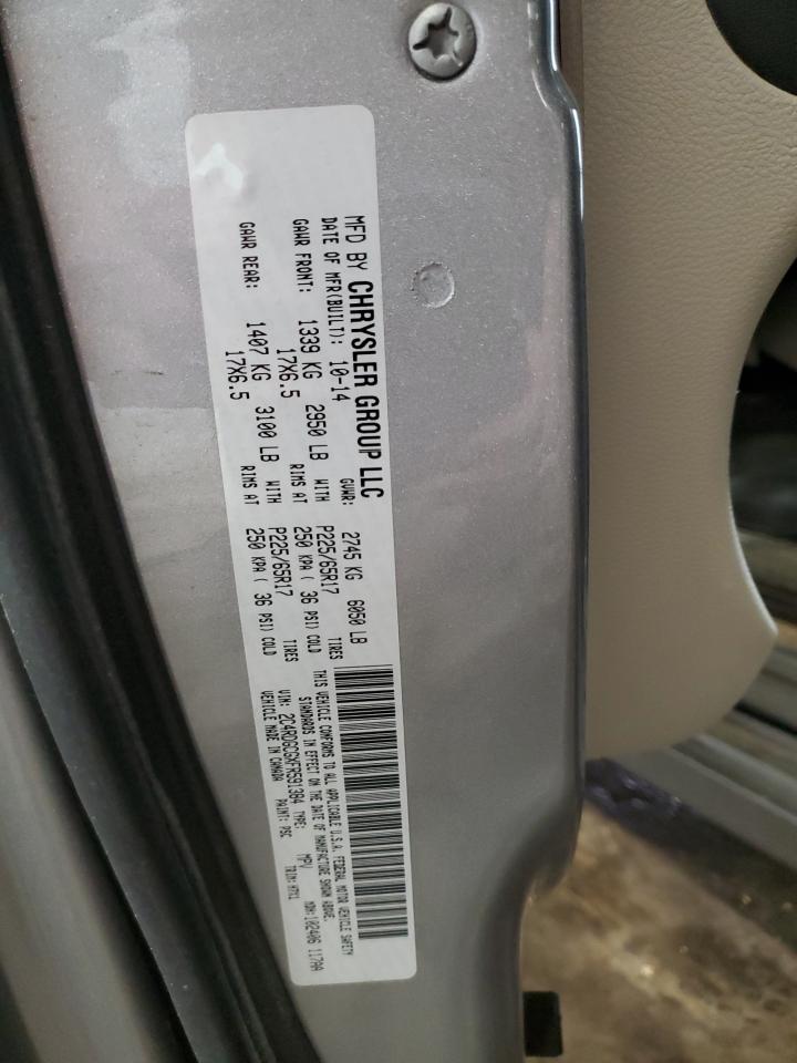 2015 Dodge Grand Caravan Sxt VIN: 2C4RDGCGXFR591384 Lot: 90999655