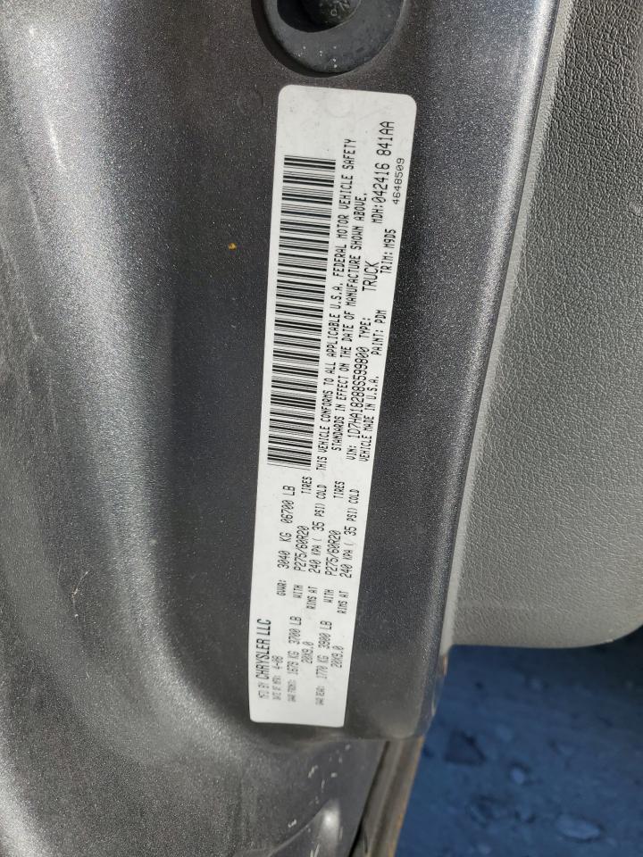 2008 Dodge Ram 1500 St VIN: 1D7HA18288S599800 Lot: 92211725