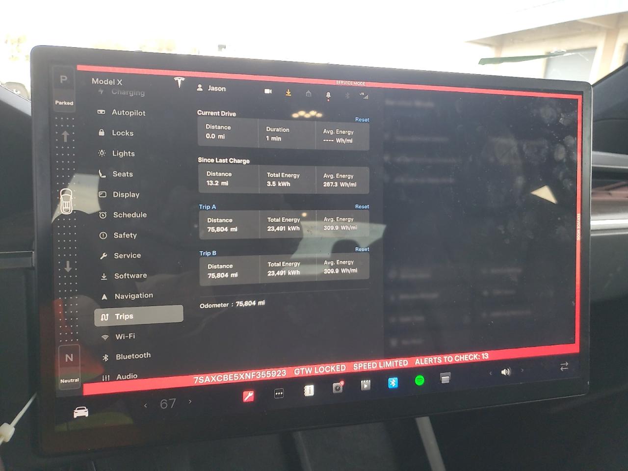 2022 Tesla Model X VIN: 7SAXCBE5XNF355923 Lot: 93515615