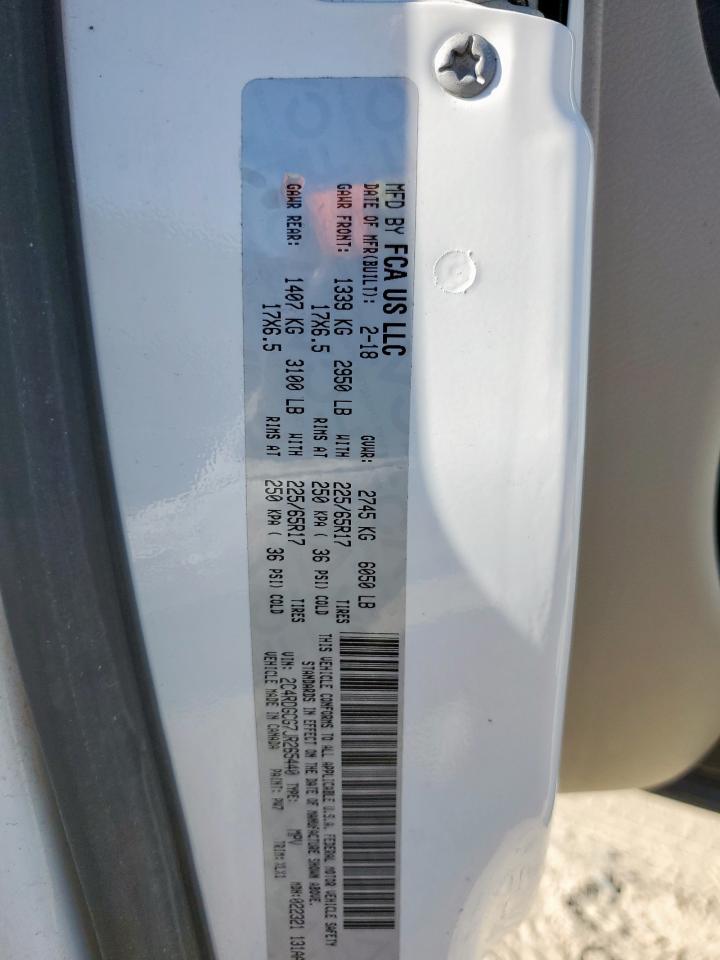 2018 Dodge Grand Caravan Sxt VIN: 2C4RDGCG7JR265440 Lot: 90829065