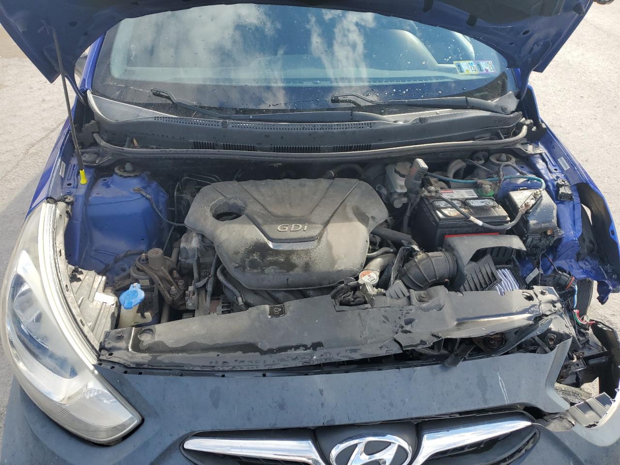 2013 Hyundai Accent Gls VIN: KMHCT5AE4DU091862 Lot: 93055195