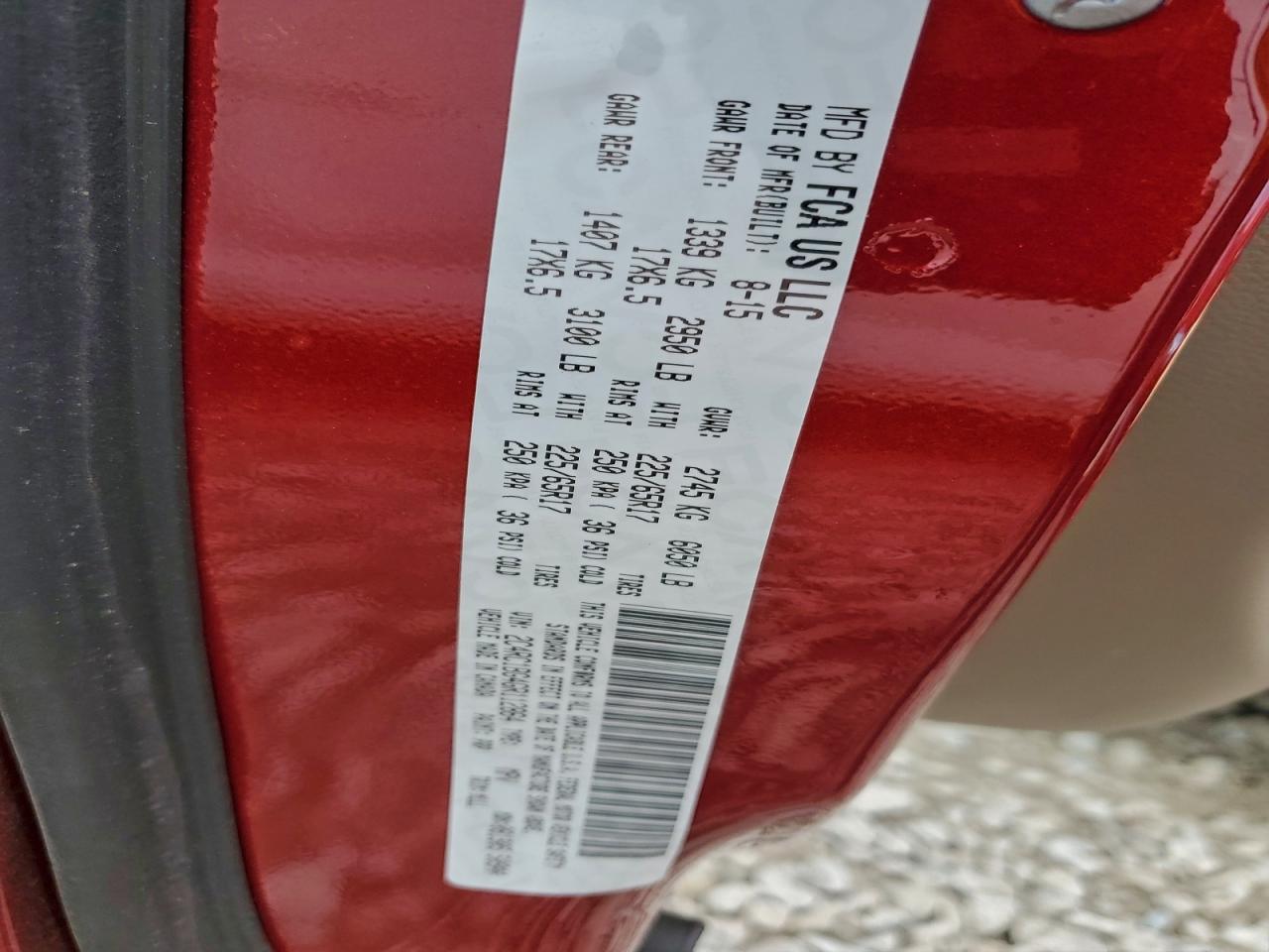 2016 Chrysler Town & Country Touring VIN: 2C4RC1BG4GR112864 Lot: 93426685