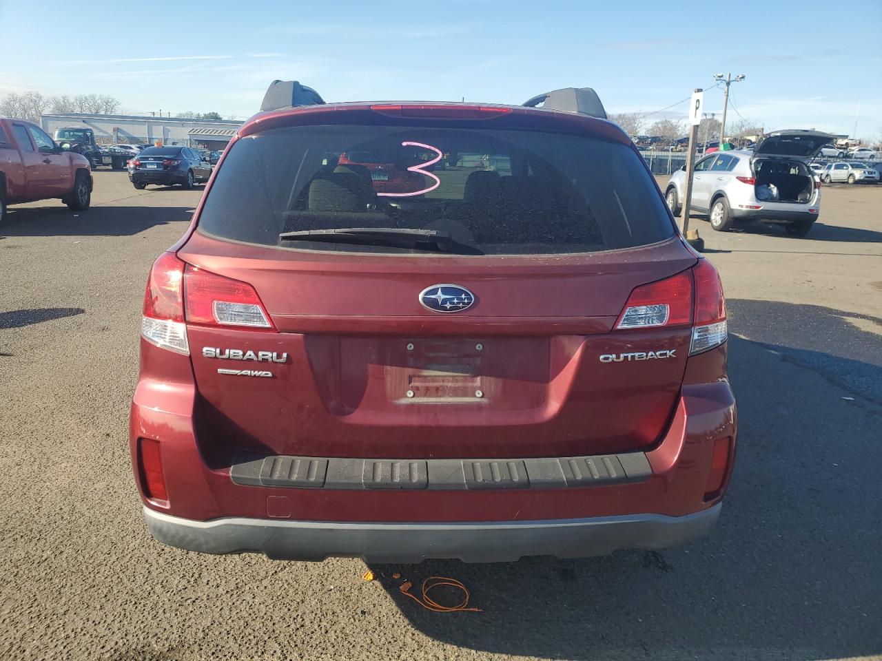 2011 Subaru Outback 2.5I Premium VIN: 4S4BRCCC9B3436915 Lot: 93116305