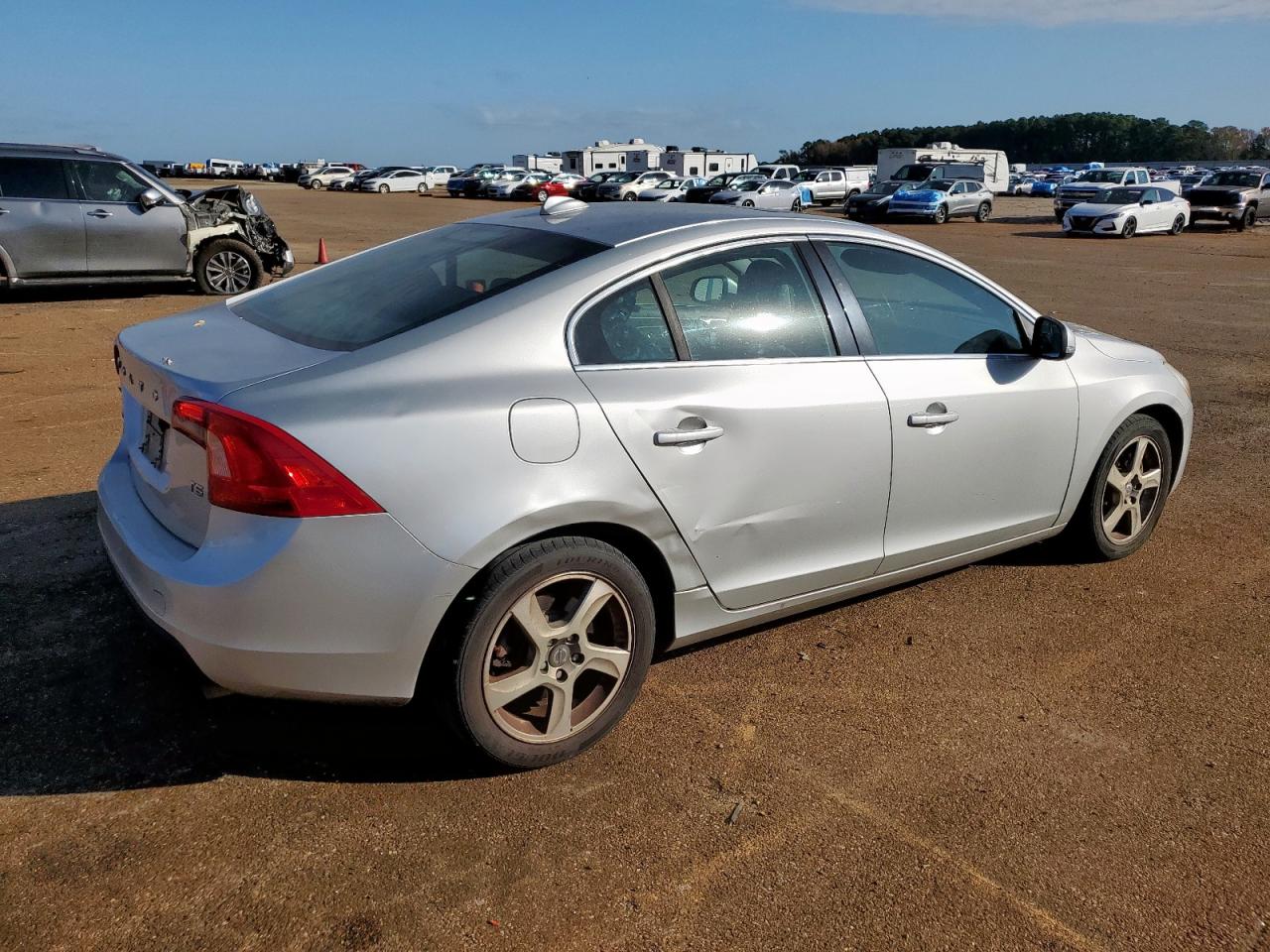 2012 Volvo S60 T5 silver sedan gas YV1622FS5C2051151 photo #4
