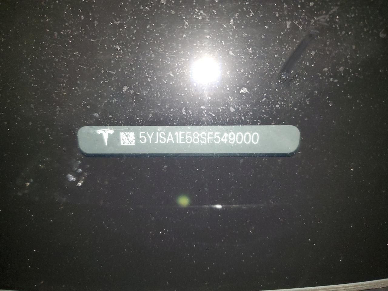 2025 Tesla Model S VIN: 549000 Lot: 94198655