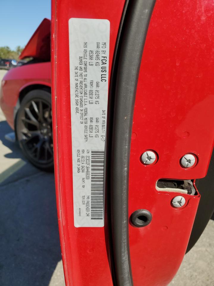 2017 Dodge Challenger R/T 392 VIN: 2C3CDZFJ6HH666359 Lot: 92482155