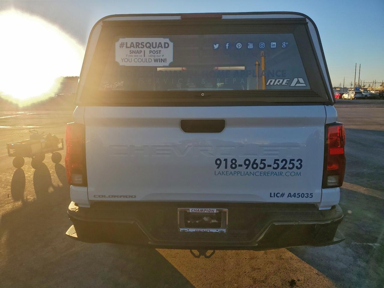 2023 Chevrolet Colorado VIN: 1GCGTBECXP1257496 Lot: 93688105