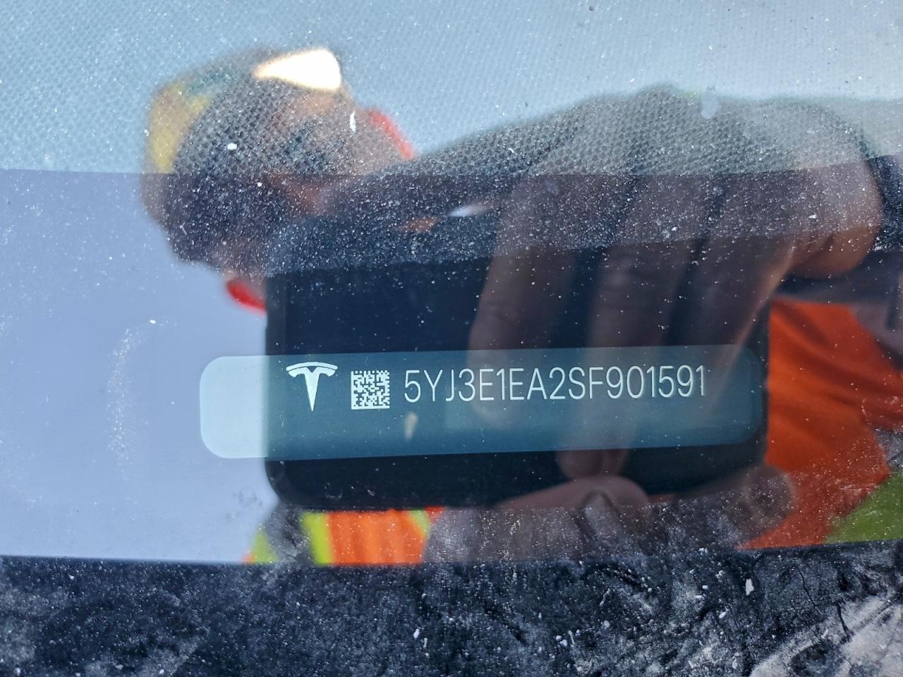 2025 Tesla Model 3 VIN: 5YJ3E1EA2SF901591 Lot: 93619145