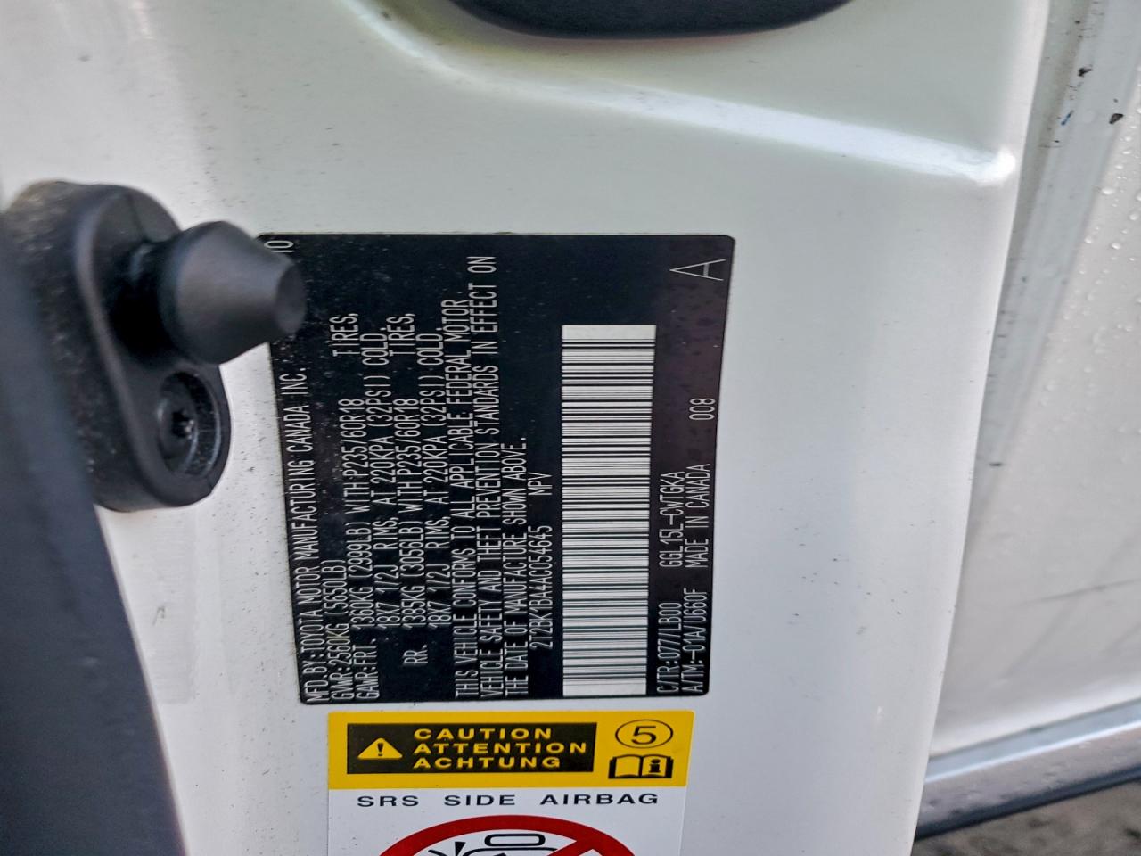 2010 Lexus Rx 350 VIN: 2T2BK1BA4AC054645 Lot: 94138815