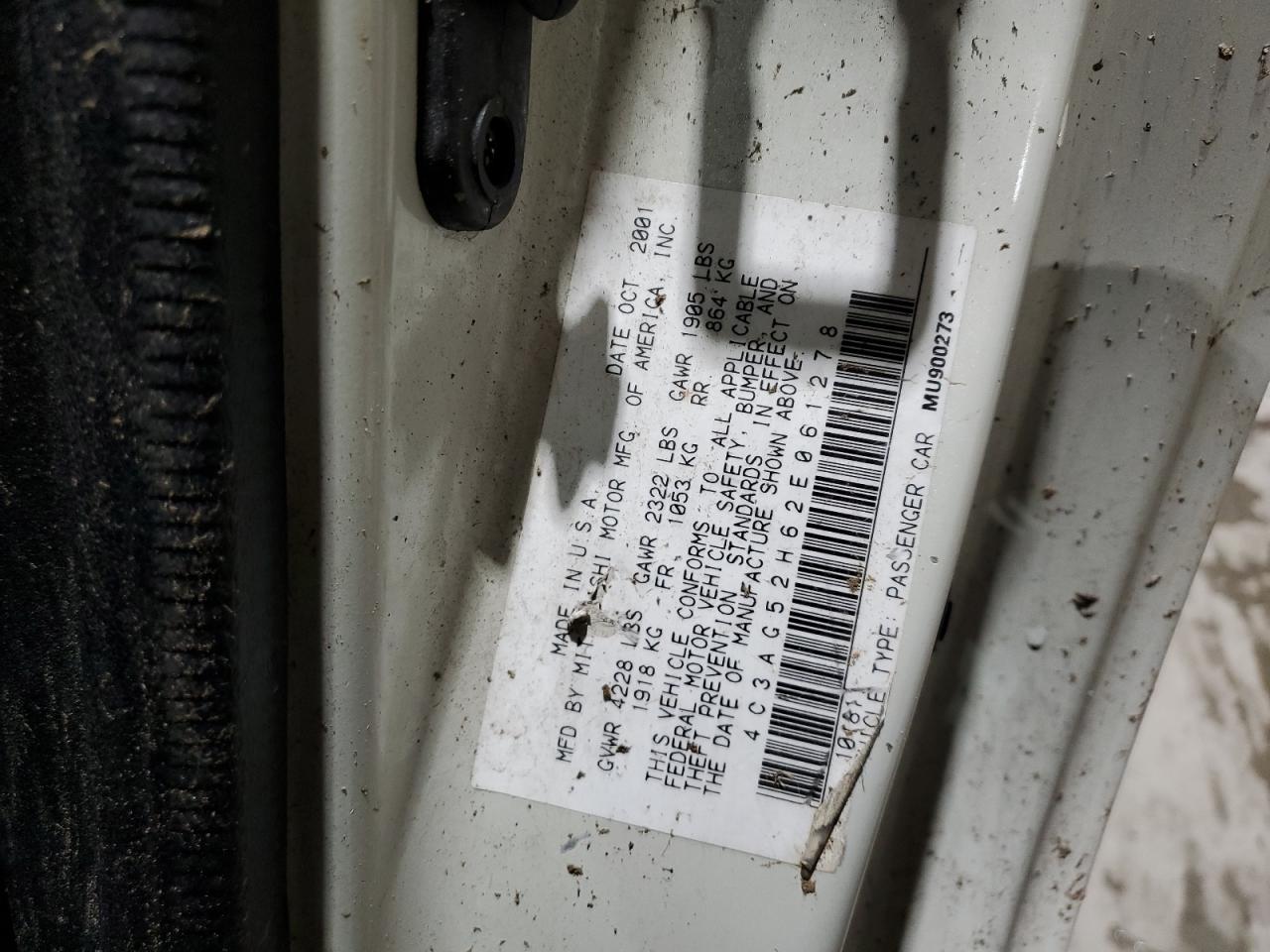 2002 Chrysler Sebring Lxi VIN: 4C3AG52H62E061278 Lot: 92032005