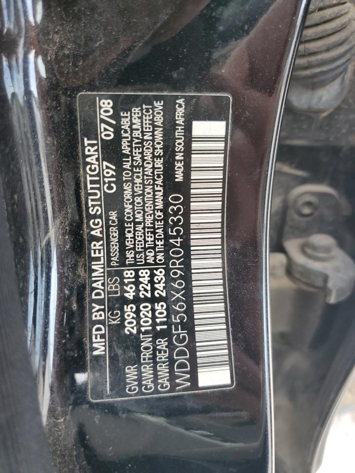 2009 Mercedes-Benz C 350 VIN: WDDGF56X69R045330 Lot: 90748405