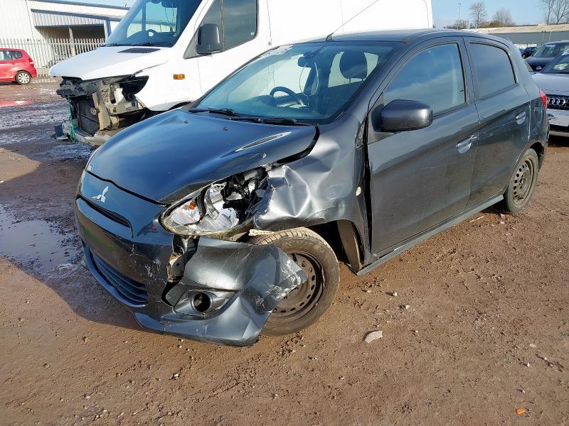 2013 MITSUBISHI MIRAGE 1.2 2 5DR for sale at Copart WESTBURY