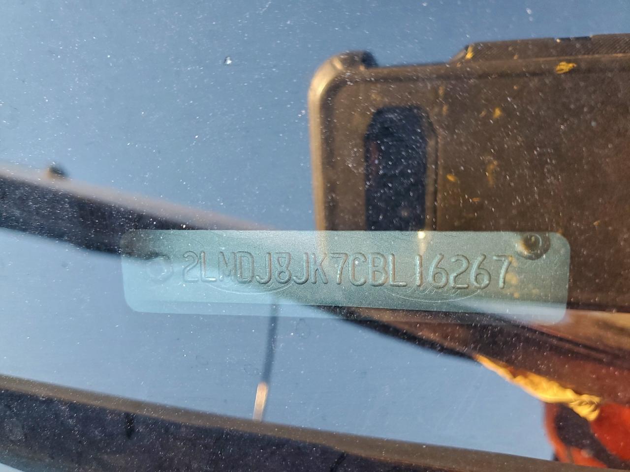 2012 Lincoln Mkx VIN: 2LMDJ8JK7CBL16267 Lot: 93482055