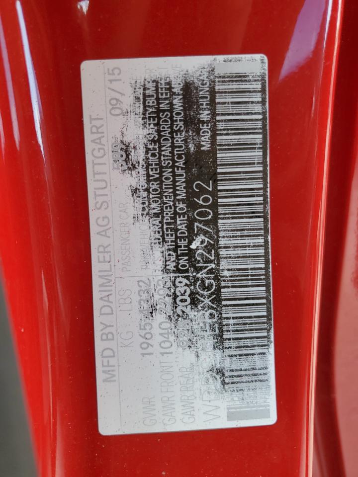 2016 Mercedes-Benz Cla 250 VIN: WDDSJ4EBXGN297062 Lot: 91019105