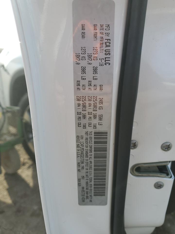 2019 Jeep Cherokee Limited VIN: 1C4PJMDX4KD217184 Lot: 93314855