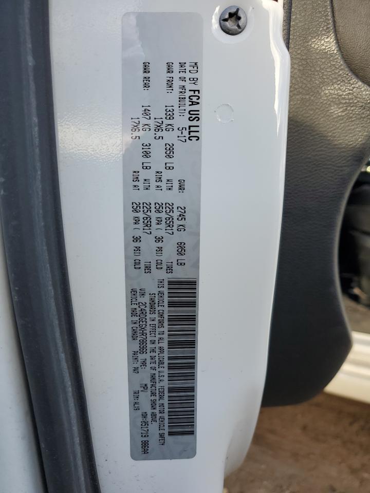 2017 Dodge Grand Caravan Gt VIN: 2C4RDGEGXHR786966 Lot: 93935425