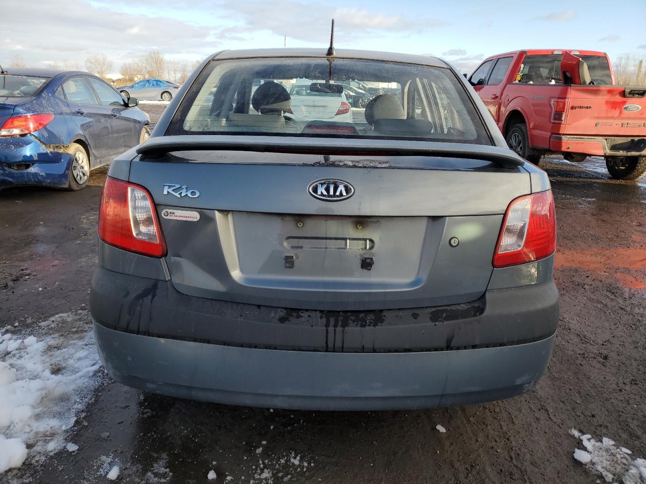 2009 Kia Rio Base VIN: KNADE223296566738 Lot: 91555525