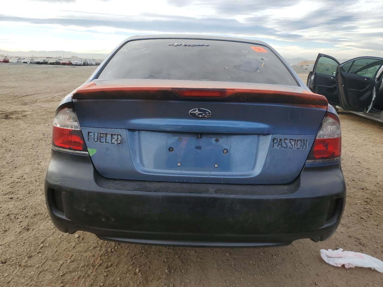 2008 Subaru Legacy 2.5I VIN: 4S3BL616587203135 Lot: 92661395