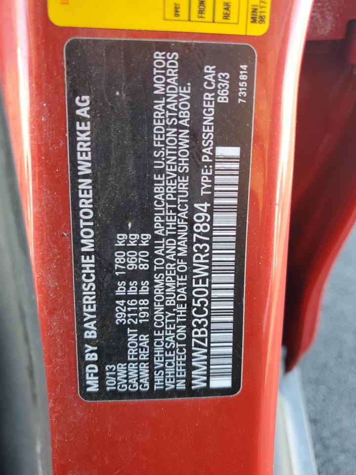 2014 Mini Cooper Countryman VIN: WMWZB3C50EWR37894 Lot: 91066035