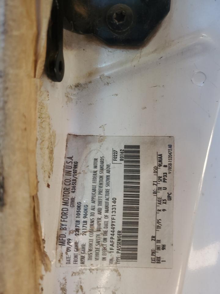 1995 Ford Mustang VIN: 1FAFP4449YF133140 Lot: 91043125