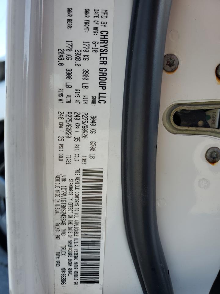 2010 Dodge Ram 1500 VIN: 1D7RV1GT8AS243646 Lot: 93009315