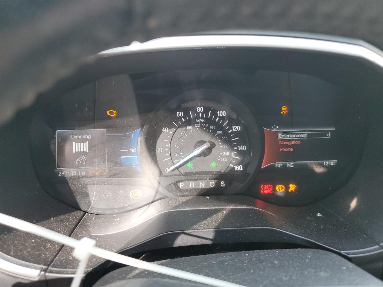 2017 Ford Edge Titanium VIN: 2FMPK3K84HBB71434 Lot: 93232565