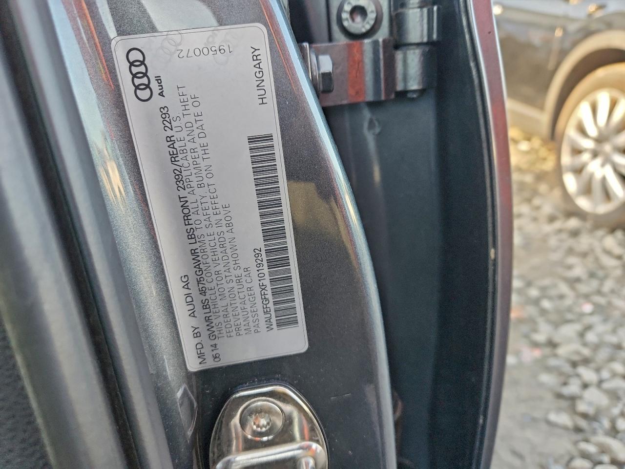 2015 Audi A3 Premium Plus VIN: WAUEFGFFXF1019292 Lot: 93272655