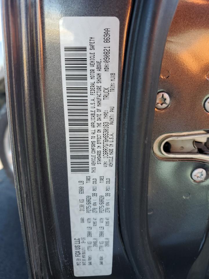 2017 Ram 1500 Slt VIN: 1C6RR7GT6HS530163 Lot: 93322275