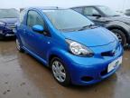 2010 TOYOTA AYGO 1.0 VVT-I BLUE 3DR for sale at Copart PETERLEE