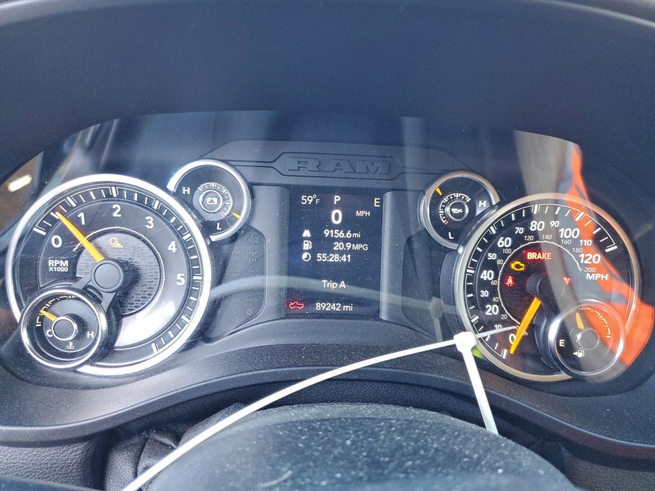 2019 Ram 1500 Big Horn/Lone Star VIN: 1C6RREFG6KN792747 Lot: 94294065