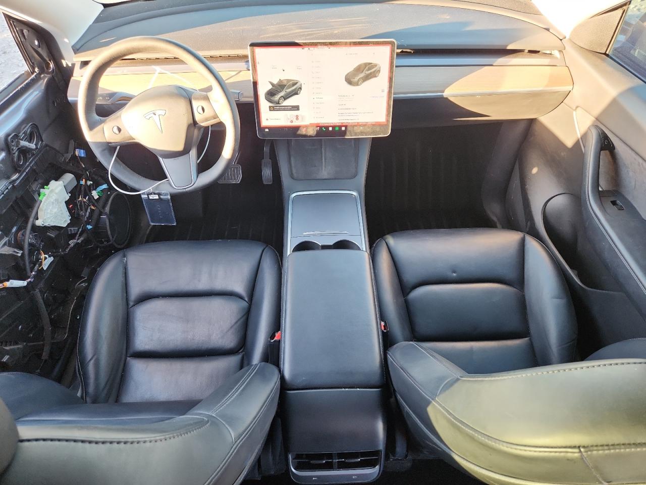 2021 Tesla Model Y VIN: 5YJYGAEE1MF173901 Lot: 91262355