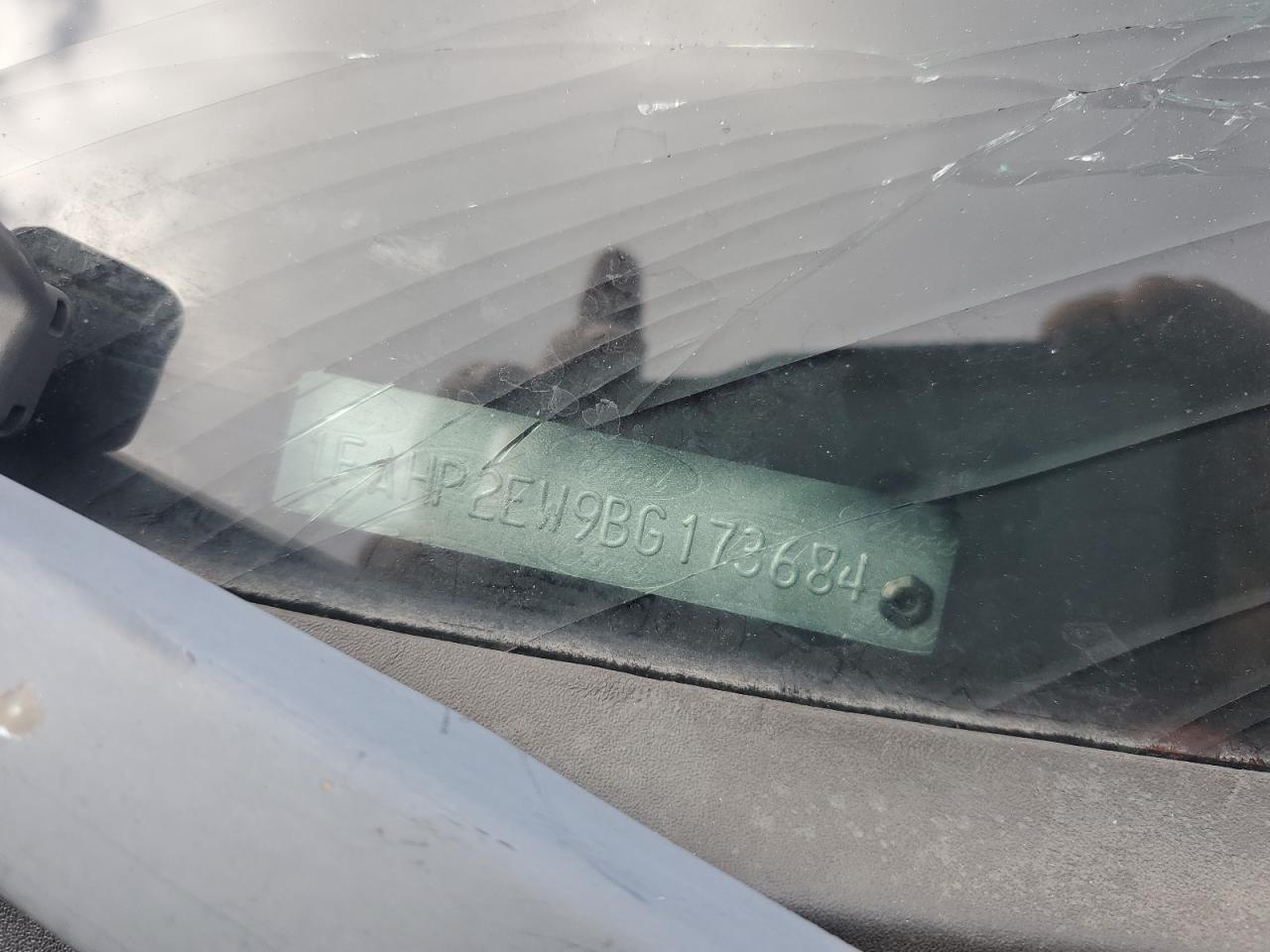 2011 Ford Taurus Sel VIN: 1FAHP2EW9BG173684 Lot: 90911895