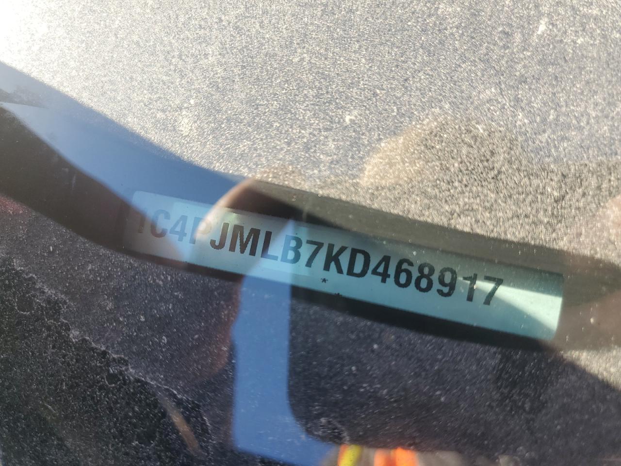 2019 Jeep Cherokee Latitude Plus VIN: 1C4PJMLB7KD468917 Lot: 91833975