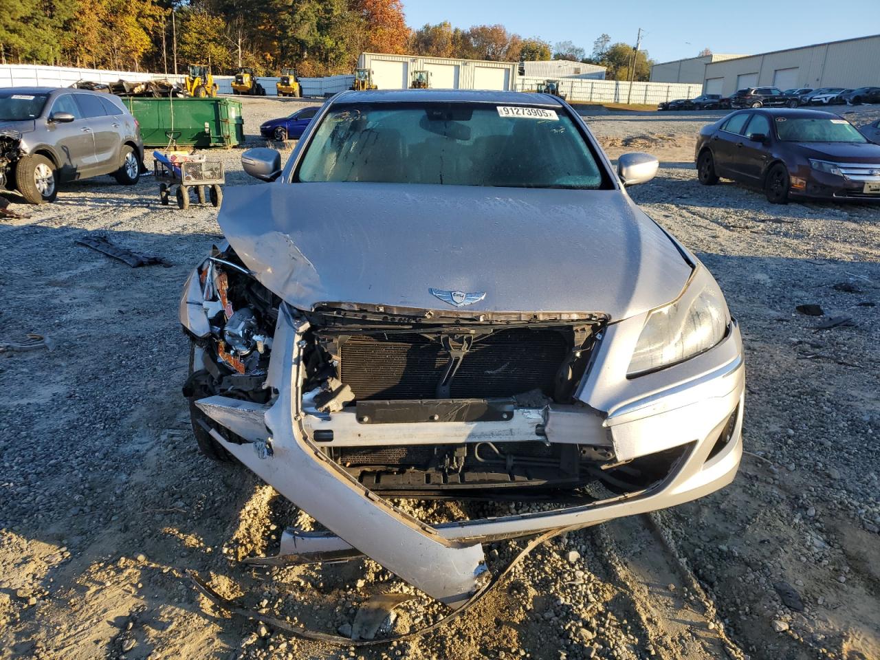 2012 Hyundai Genesis 3.8L VIN: KMHGC4DD9CU160459 Lot: 91273905