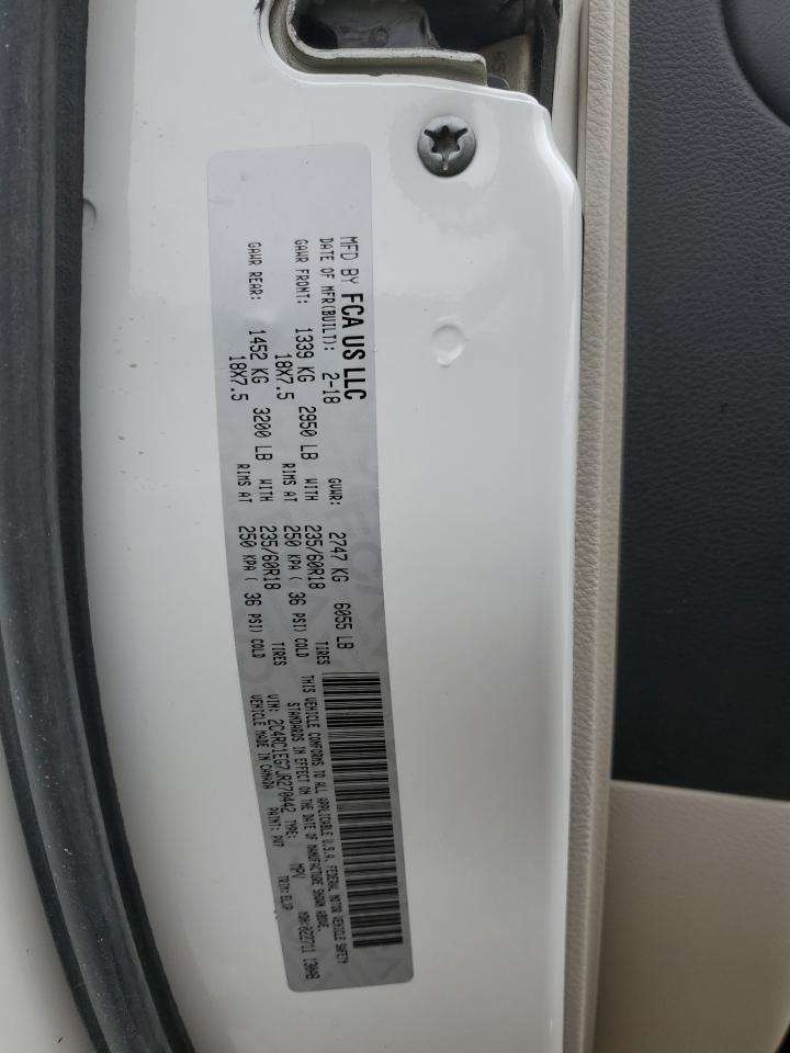 2018 Chrysler Pacifica Touring L Plus VIN: 2C4RC1EG7JR270442 Lot: 91474095