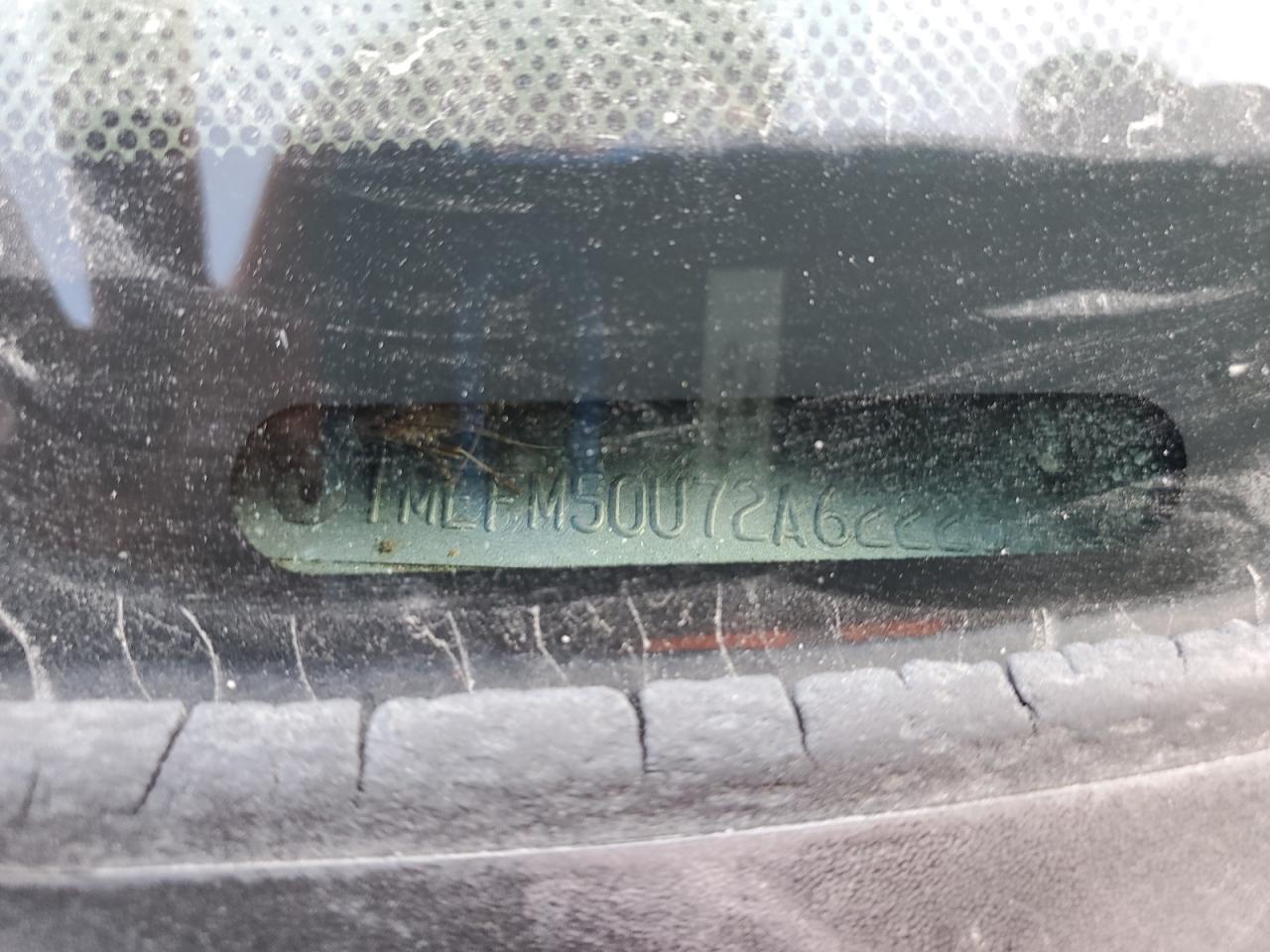 2002 Mercury Sable Gs VIN: 1MEFM50U72A622251 Lot: 92193685