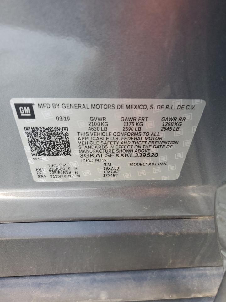 2019 GMC Terrain Denali VIN: 3GKALSEXXKL339520 Lot: 91759565