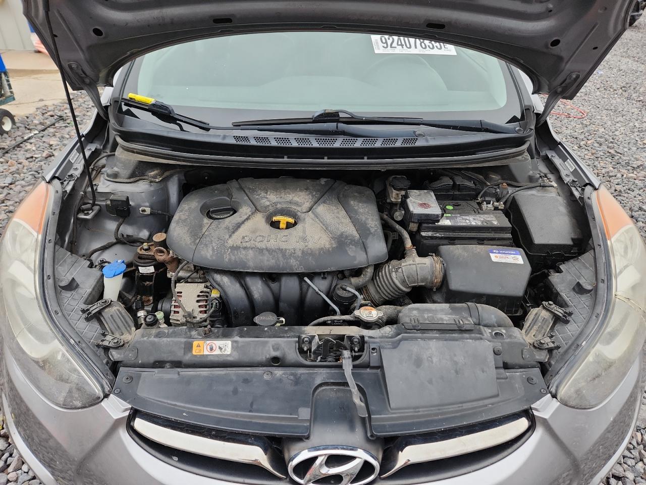 2012 Hyundai Elantra Gls VIN: KMHDH4AE0CU254988 Lot: 92407835